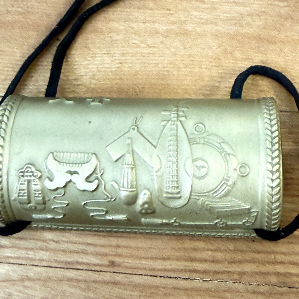 Vintage Korean Amulet Used for Wealth and Good Fortune